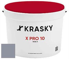 Краска X Pro 10 X Krasky матовая краска для стен и потолков цвет NCS S 4010-R70B 