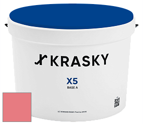 Краска X5 X Krasky матовая краска для стен и потолков цвет NCS S 0560-R 