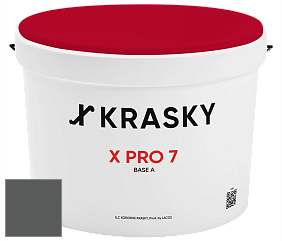 Краска X Pro 7 X Krasky матовая краска для стен и потолков цвет NCS S 7502-G 