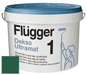 Краска Flugger Dekso 1 ультраматовая краска цвет NCS S 5540-G 