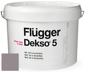 Краска Flugger Dekso 5 матовая краска цвет 5437 