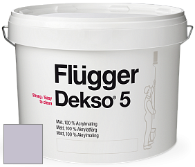 Краска Flugger Dekso 5 матовая краска цвет 5444 