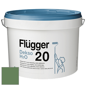 Краска Flugger Dekso H2O 20 полуматовая краска цвет RAL 6011 