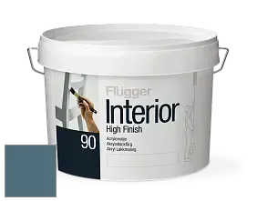 Краска Flugger Interior High Finish 90 акриловая глянцевая эмаль цвет 3487 