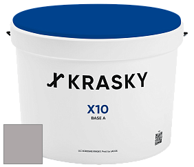 Краска X10 X Krasky шелковисто-матовая краска для стен и потолков цвет 5416 