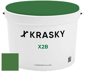 Краска X2B X Krasky глубокоматовая краска для потолков цвет NCS S 3560-G20Y 