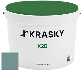 Краска X2B X Krasky глубокоматовая краска для потолков цвет NCS S 4020-B50G 