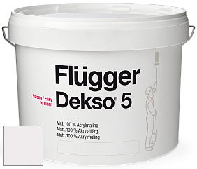 Краска Flugger Dekso 5 матовая краска цвет 4411 