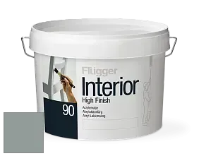 Краска Flugger Interior High Finish 90 акриловая глянцевая эмаль цвет NCS S 4005-B80G 