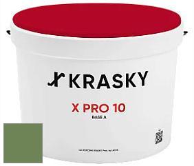 Краска X Pro 10 X Krasky матовая краска для стен и потолков цвет NCS S 4040-G30Y 