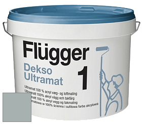 Краска Flugger Dekso 1 ультраматовая краска цвет NCS S 3005-B50G 