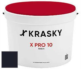 Краска X Pro 10 X Krasky матовая краска для стен и потолков цвет RAL 5004 
