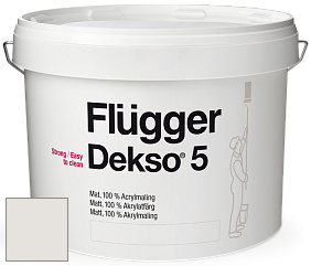 Краска Flugger Dekso 5 матовая краска цвет 5392 