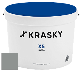 Краска X5 X Krasky матовая краска для стен и потолков цвет NCS S 4502-G 