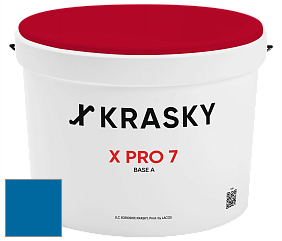 Краска X Pro 7 X Krasky матовая краска для стен и потолков цвет NCS S 3065-R90B 