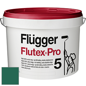 Краска Flugger Flutex Pro 5 матовая краска цвет NCS S 5040-B90G 