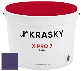 Краска X Pro 7 X Krasky матовая краска для стен и потолков цвет 3448 