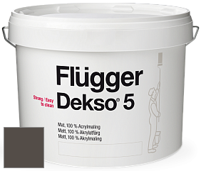 Краска Flugger Dekso 5 матовая краска цвет 5388 