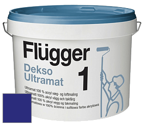 Краска Flugger Dekso 1 ультраматовая краска цвет RAL 5002 