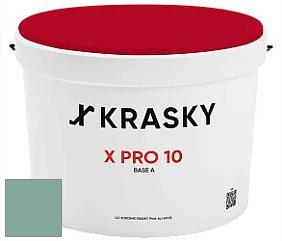 Краска X Pro 10 X Krasky матовая краска для стен и потолков цвет NCS S 3020-B90G 