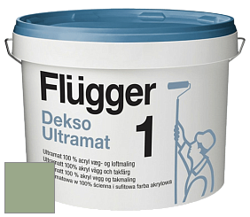 Краска Flugger Dekso 1 ультраматовая краска цвет NCS S 3020-G30Y 
