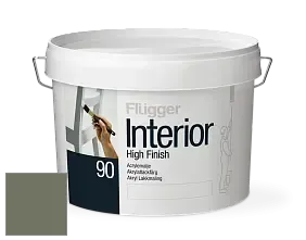 Краска Flugger Interior High Finish 90 акриловая глянцевая эмаль цвет NCS S 6010-G50Y 