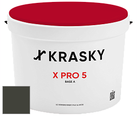 Краска X PRO 5 X Krasky матовая краска для стен и потолков цвет NCS S 8505-G50Y 