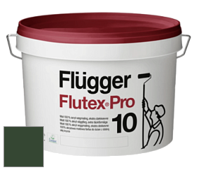 Краска Flugger Flutex Pro 10 матовая моющаяся краска цвет RAL 6020 
