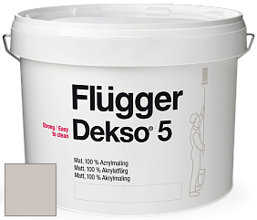 Краска Flugger Dekso 5 матовая краска цвет 4374 