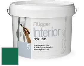 Краска Flugger Interior High Finish 5 матовая акриловая краска-грунт цвет NCS S 4550-G 