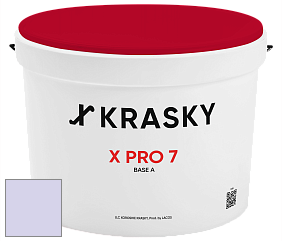 Краска X Pro 7 X Krasky матовая краска для стен и потолков цвет 3443 
