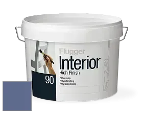 Краска Flugger Interior High Finish 90 акриловая глянцевая эмаль цвет 3467 