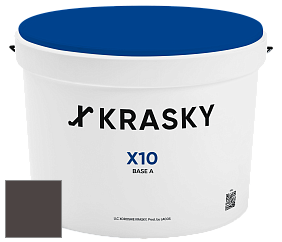 Краска X10 X Krasky шелковисто-матовая краска для стен и потолков цвет 5488 