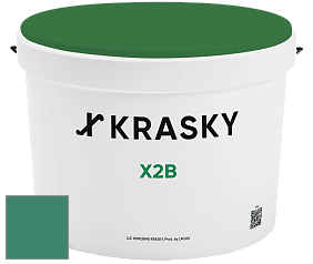 Краска X2B X Krasky глубокоматовая краска для потолков цвет NCS S 4040-B90G 