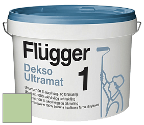 Краска Flugger Dekso 1 ультраматовая краска цвет NCS S 1030-G30Y 
