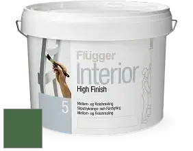 Краска Flugger Interior High Finish 5 матовая акриловая краска-грунт цвет NCS S 5040-G20Y 