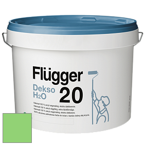 Краска Flugger Dekso H2O 20 полуматовая краска цвет NCS S 0560-G20Y 