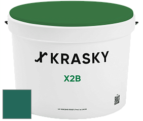 Краска X2B X Krasky глубокоматовая краска для потолков цвет NCS S 5040-B80G 