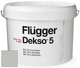 Краска Flugger Dekso 5 матовая краска цвет 5325 