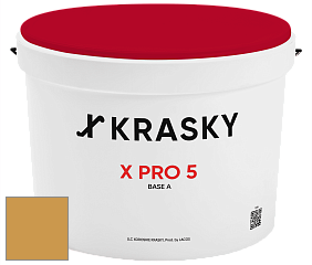 Краска X PRO 5 X Krasky матовая краска для стен и потолков цвет 2348 