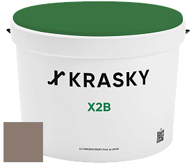 Краска X2B X Krasky глубокоматовая краска для потолков цвет 4377 