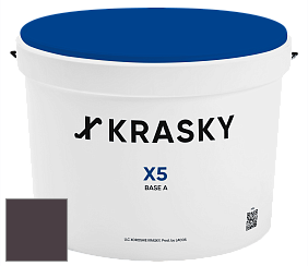 Краска X5 X Krasky матовая краска для стен и потолков цвет NCS S 8010-R30B 