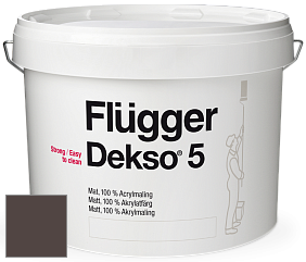 Краска Flugger Dekso 5 матовая краска цвет 5438 