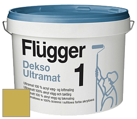 Краска Flugger Dekso 1 ультраматовая краска цвет NCS S 2050-G90Y 