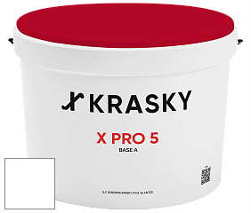 Краска X PRO 5 X Krasky матовая краска для стен и потолков цвет NO.76 