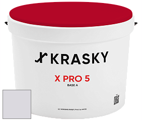 Краска X PRO 5 X Krasky матовая краска для стен и потолков цвет NCS S 1005-R50B 