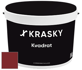 Краска X2B Kvadrat X Krasky матовая краска для потолков глубокого чёрного цвета цвет RAL 3011 