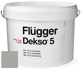 Краска Flugger Dekso 5 матовая краска цвет 5336 