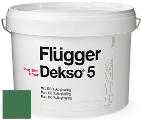 Краска Flugger Dekso 5 матовая краска цвет NCS S 4050-G10Y 