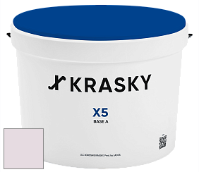 Краска X5 X Krasky матовая краска для стен и потолков цвет NCS S 0907-R30B 